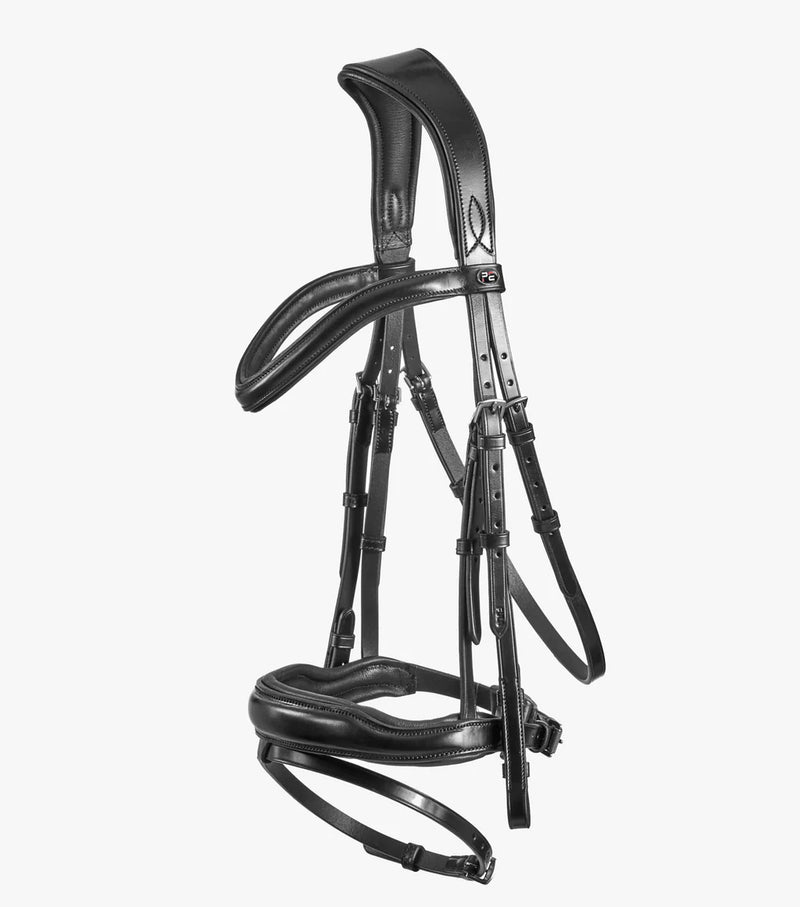 Premier Equine Rizzo Anatomic Snaffle Bridle with Flash