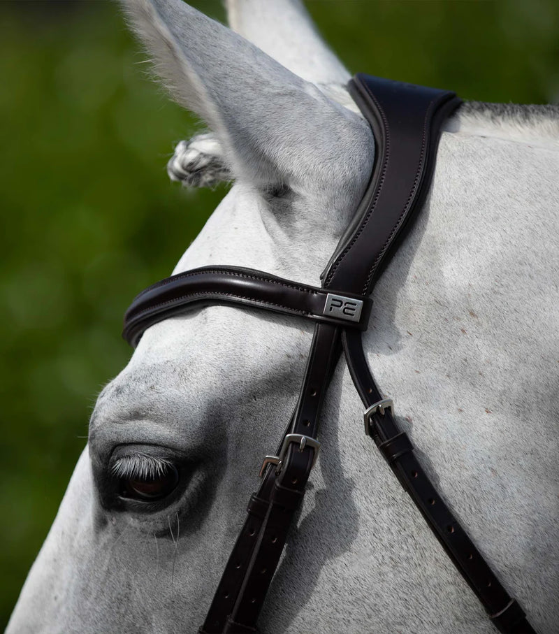 Premier Equine Rizzo Anatomic Snaffle Bridle with Flash