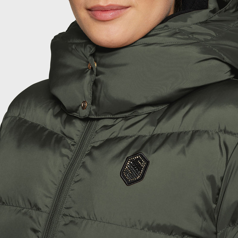 Samshield Billie Ladies Puffer Jacket - Avocado Metal Eclipse