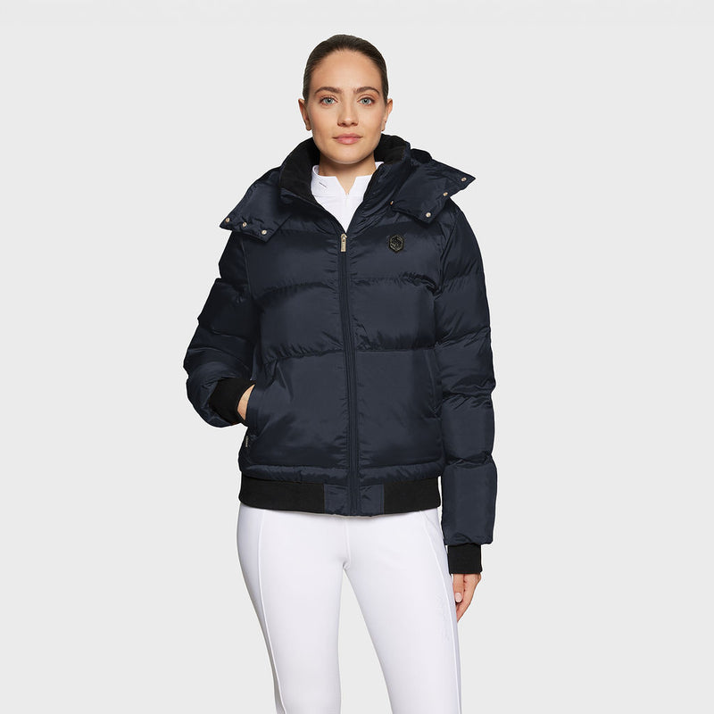 Samshield Billie Ladies Puffer Jacket - Navy Metal Eclipse