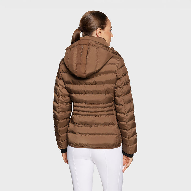 Samshield Courchevel Ladies Puffer Jacket - Camel Metal Eclipse