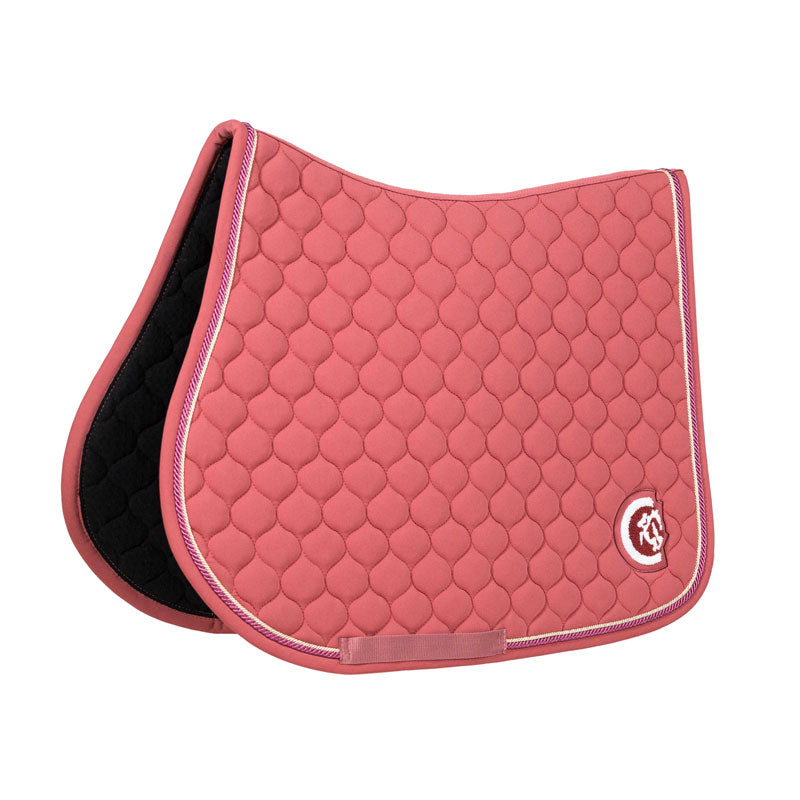 Kentucky Horsewear Saddle Pad Onion Quilt 3D Logo Showjump Fuchsia