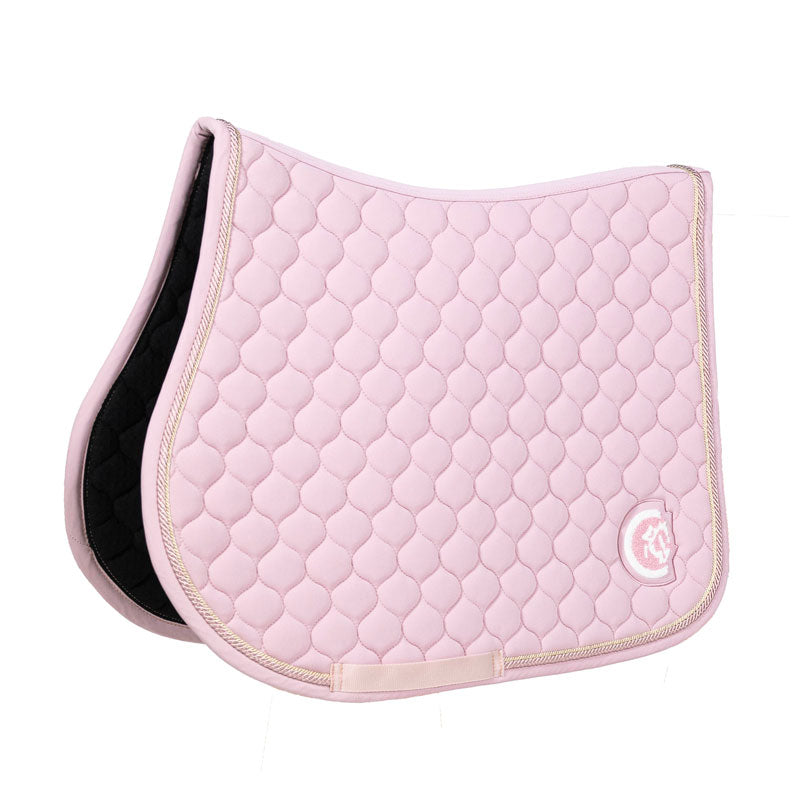 Kentucky Horsewear Saddle Pad Onion Quilt 3D Logo Showjump Light Pink