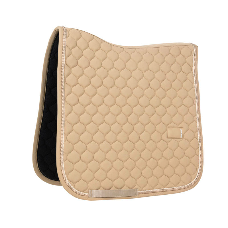 Kentucky Saddle Pad Onion Quilt Rubber Logo Dressage Beige