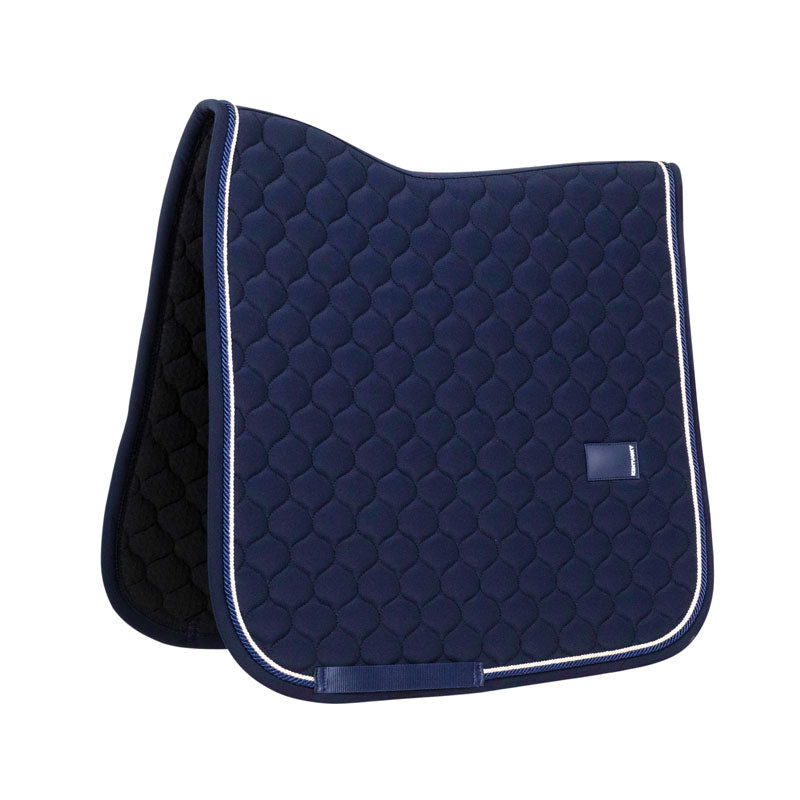 Kentucky Saddle Pad Onion Quilt Rubber Logo Dressage Navy