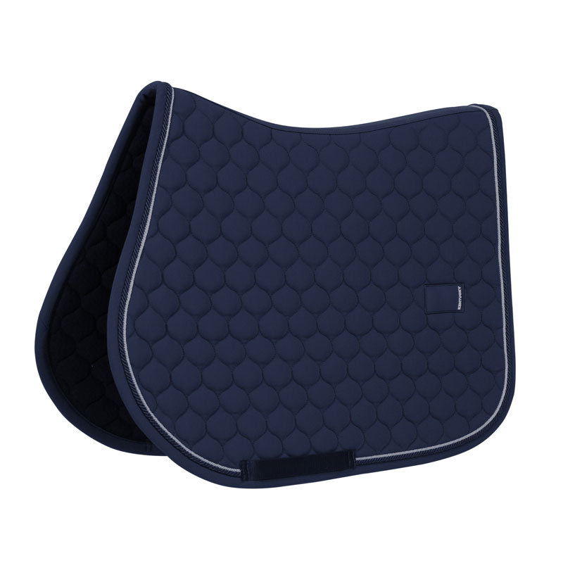 Kentucky Saddle Pad Onion Quilt Rubber Logo Jumping Navy