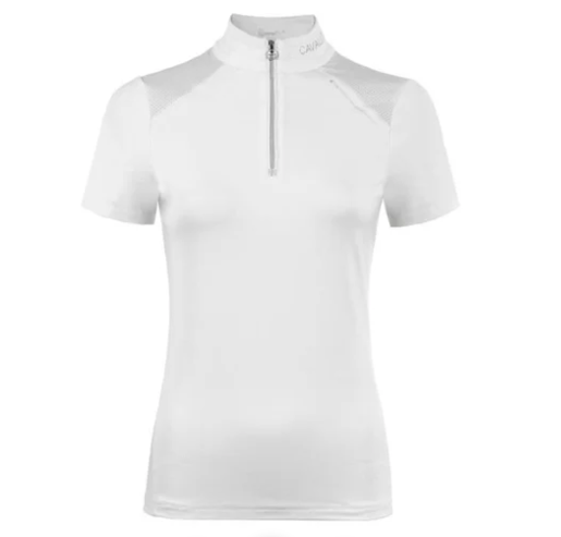 Cavallo Caval Competition Half Zip Shirt White