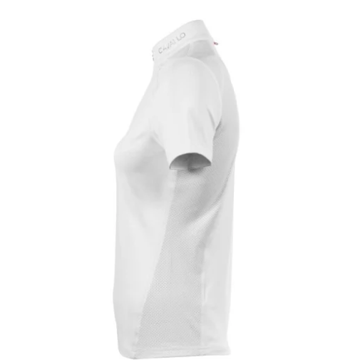 Cavallo Caval Competition Half Zip Shirt White