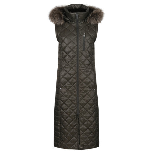 2-In-1 Quilt Longline Coat / Gilet