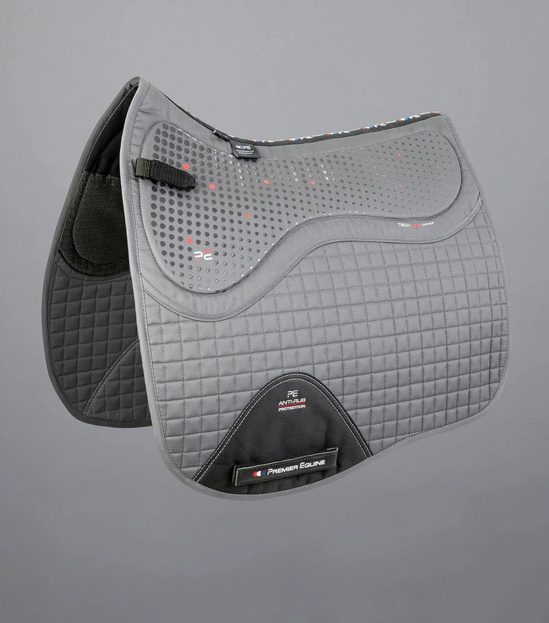 Premier Equine Close Contact Tech Grip Pro Anti-Slip Saddle Pad - Dressage Square