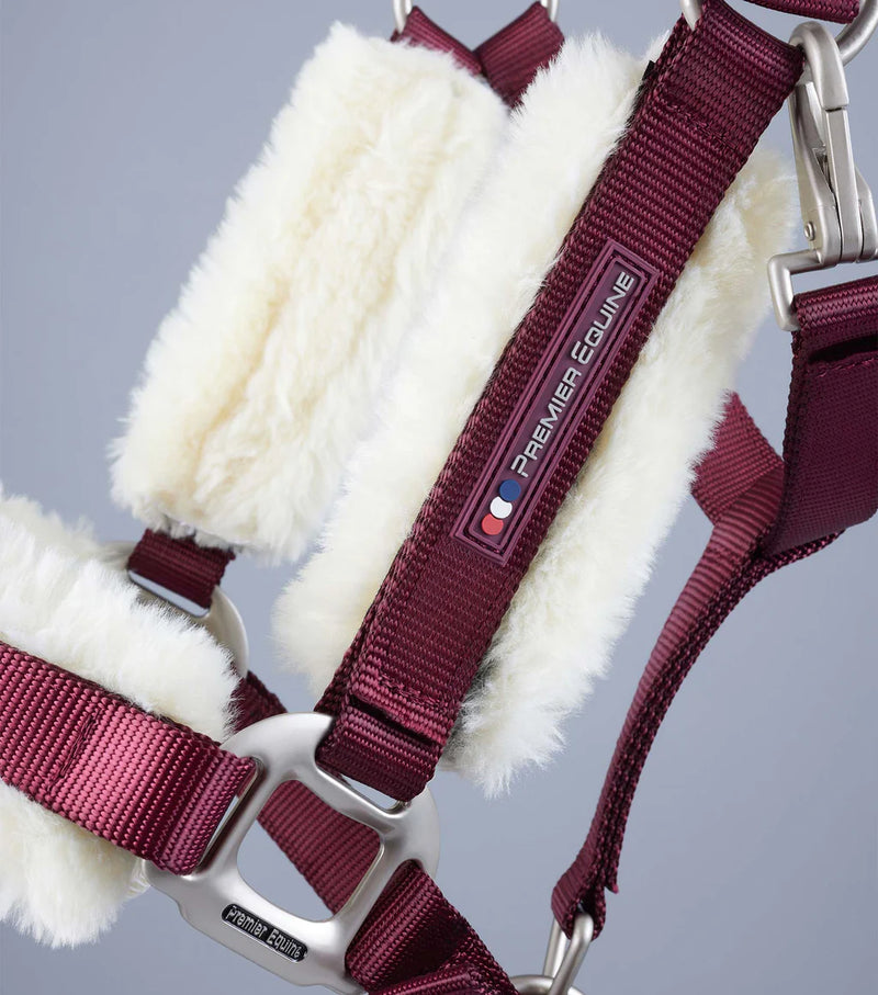 Premier Equine Techno Wool Lined Head Collar