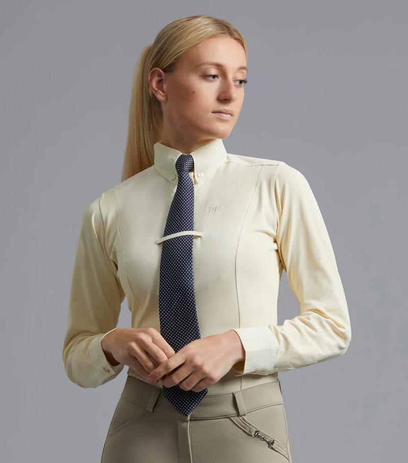 Premier Equine Tessa Ladies Long Sleeve Tie Shirt