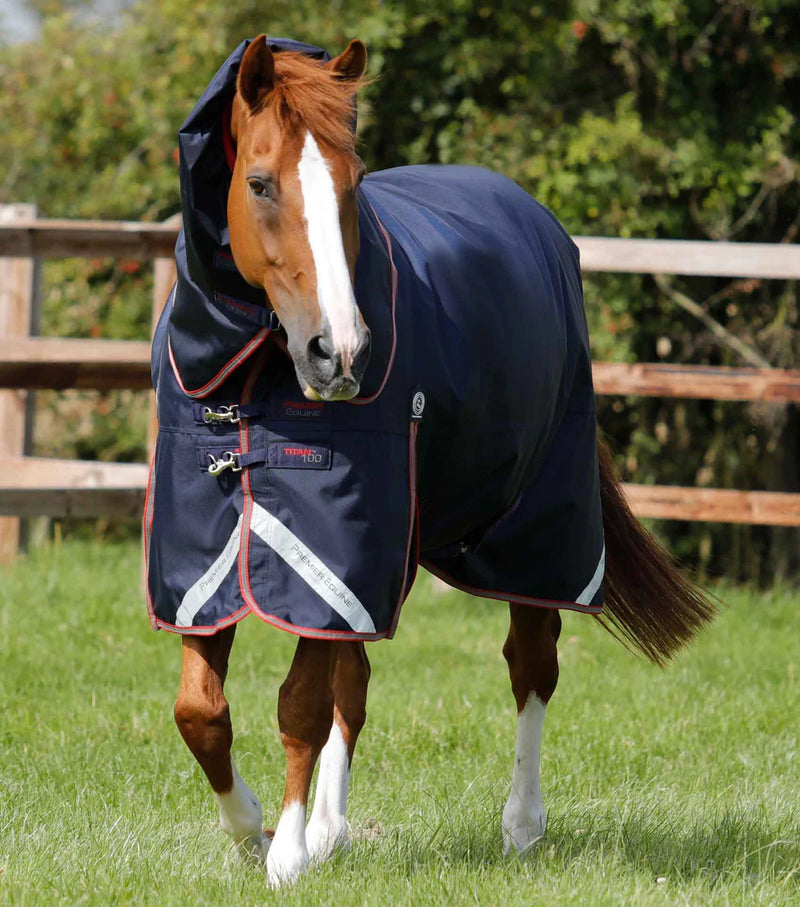 Premier Equine Titan 100g Turnout Rug with Snug-Fit Neck Cover