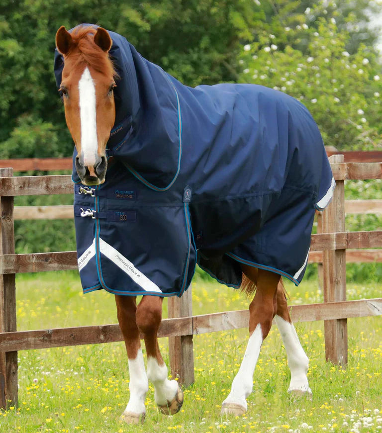 Premier Equine Titan 200g Turnout Rug with Snug Neck Cover