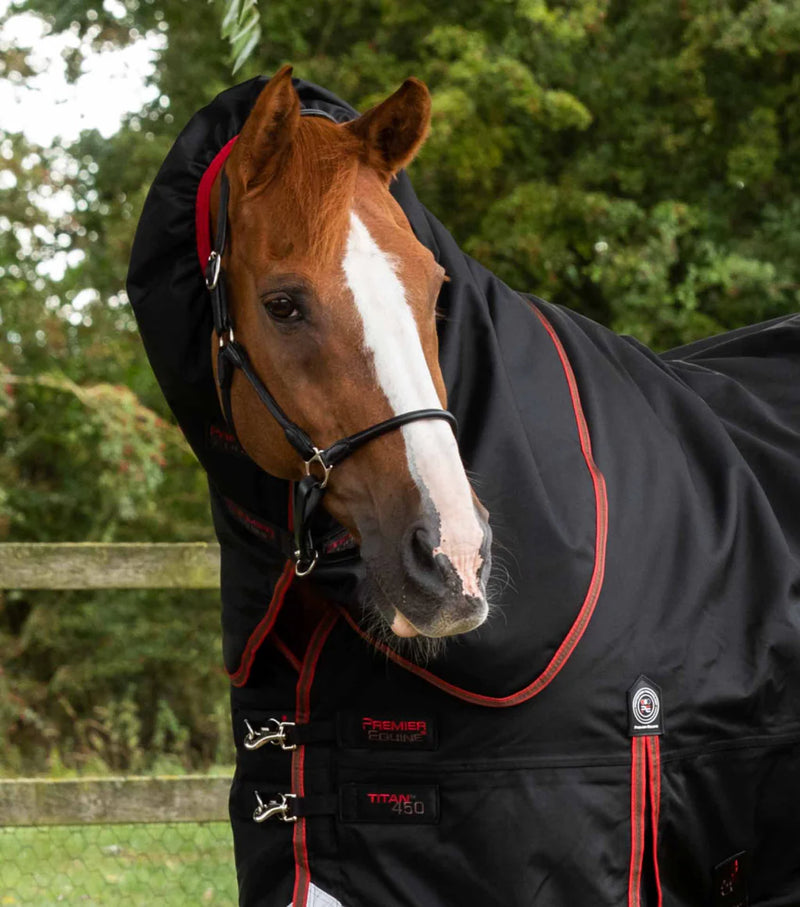 Premier Equine Titan 450g Turnout Rug with Snug-Fit Neck Cover