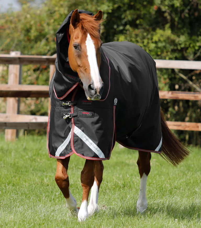 Premier Equine Titan 100g Turnout Rug with Snug-Fit Neck Cover