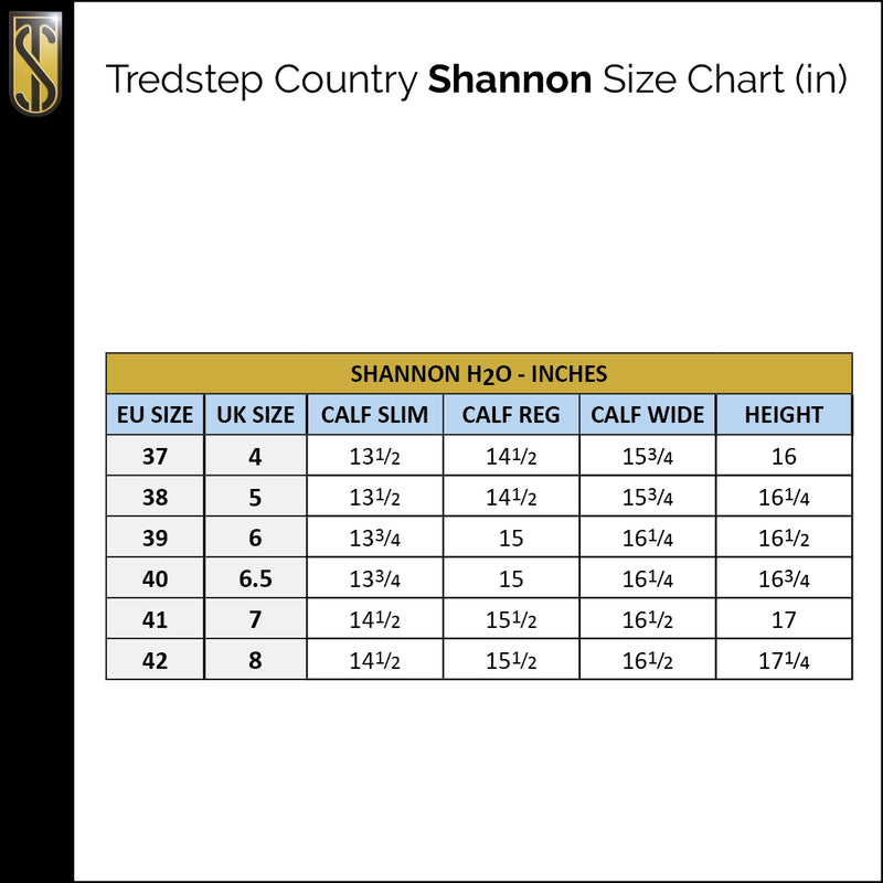 Tredstep Shannon Side Zip Country Boots