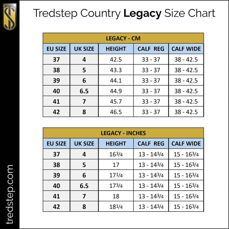 Tredstep Legacy II Tall Front Lace Country Boots