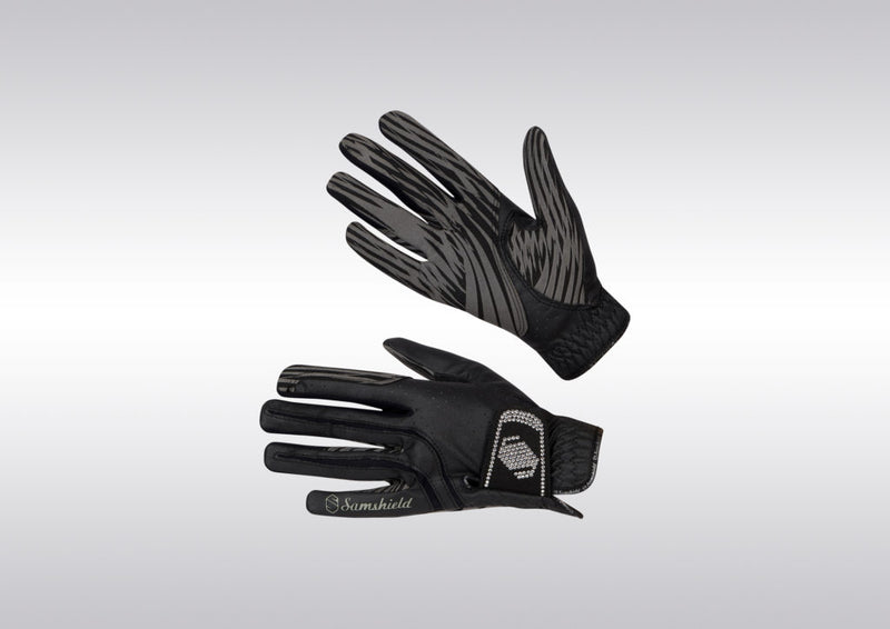 Samshield V-Skin Swarovski Gloves Black/Clear