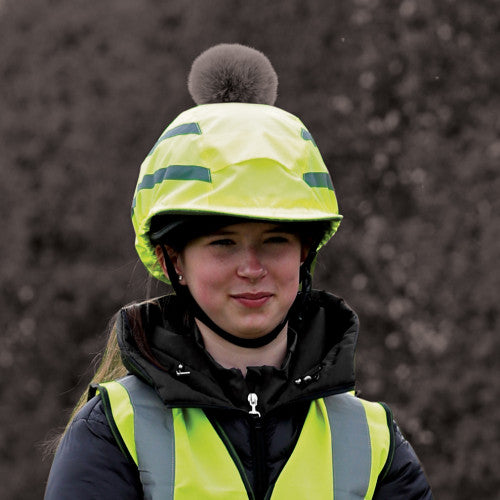 Hi-Vis Vision Water Resistant Deluxe Pom Hat Silk