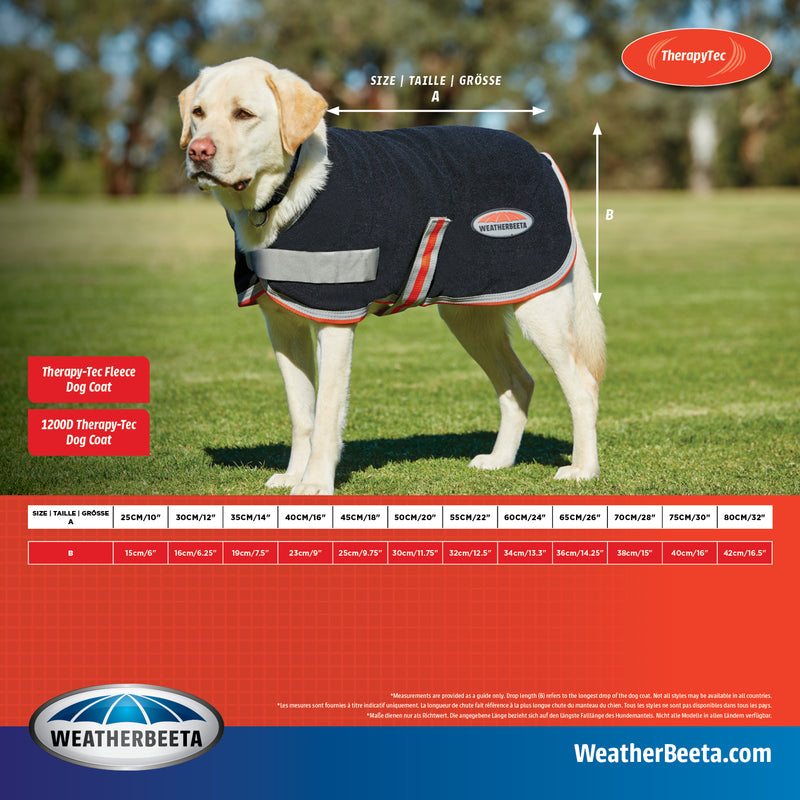 Weatherbeeta Comfitec Therapy-Tec Fleece Dog Coat