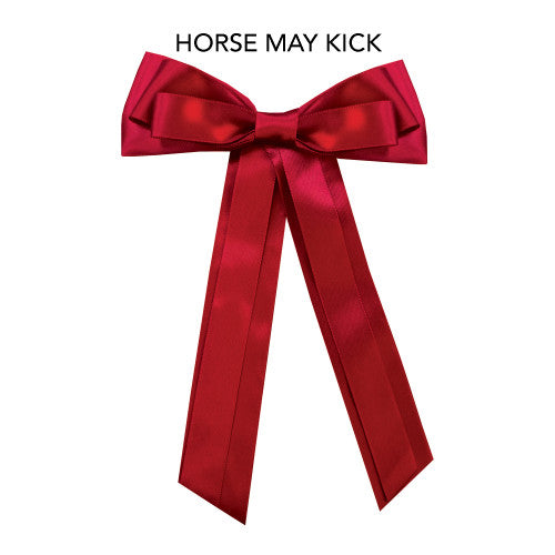 Horse Competition Warning Tail Ribbon