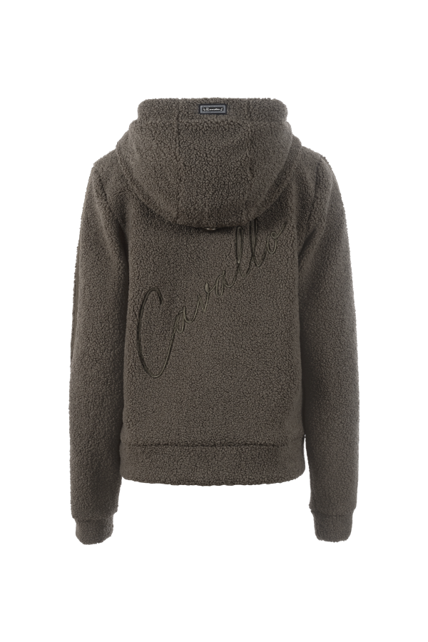 Cavallo Ladies Teddy Fleece Jacket Cavalmelana