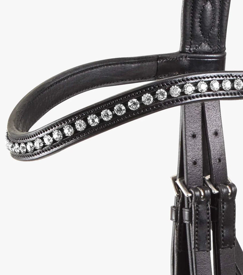 Premier Equine Abriano Anatomic Double Bridle Black