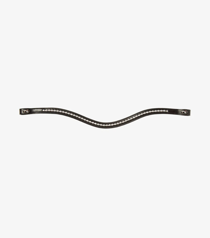 Premier Equine Bergamo Shaped Diamante Browband