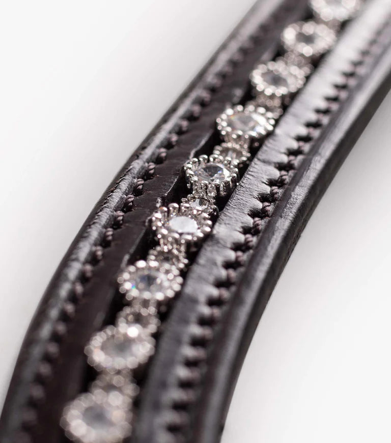 Premier Equine Bergamo Shaped Diamante Browband