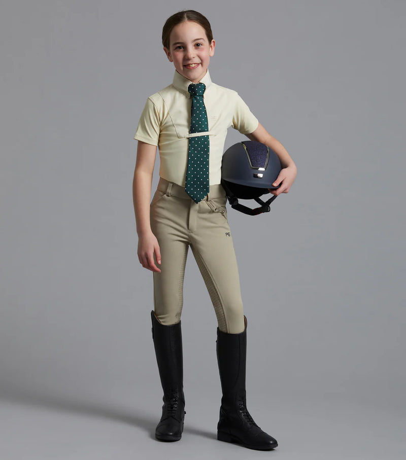 Premier Equine Brava Girls Full Seat Gel Competition Riding Breeches