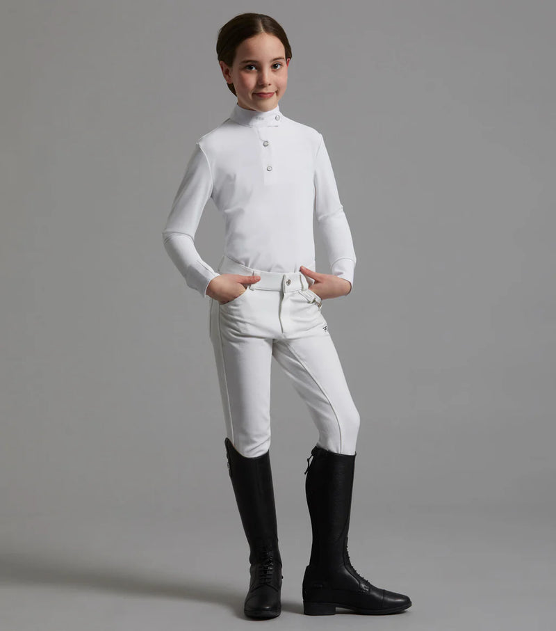 Premier Equine Brava Girls Full Seat Gel Competition Riding Breeches