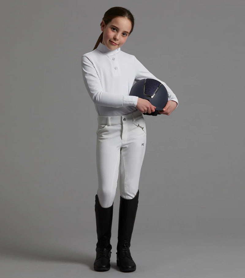 Premier Equine Brava Girls Full Seat Gel Competition Riding Breeches