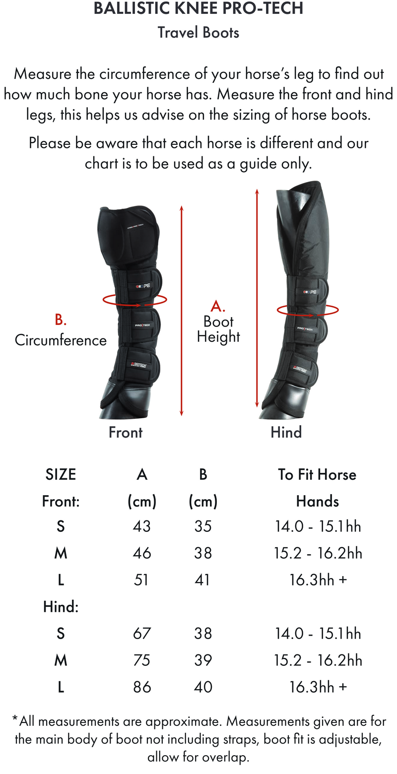 Premier Equine Ballistic Knee Pro-Tech Horse Travel Boots