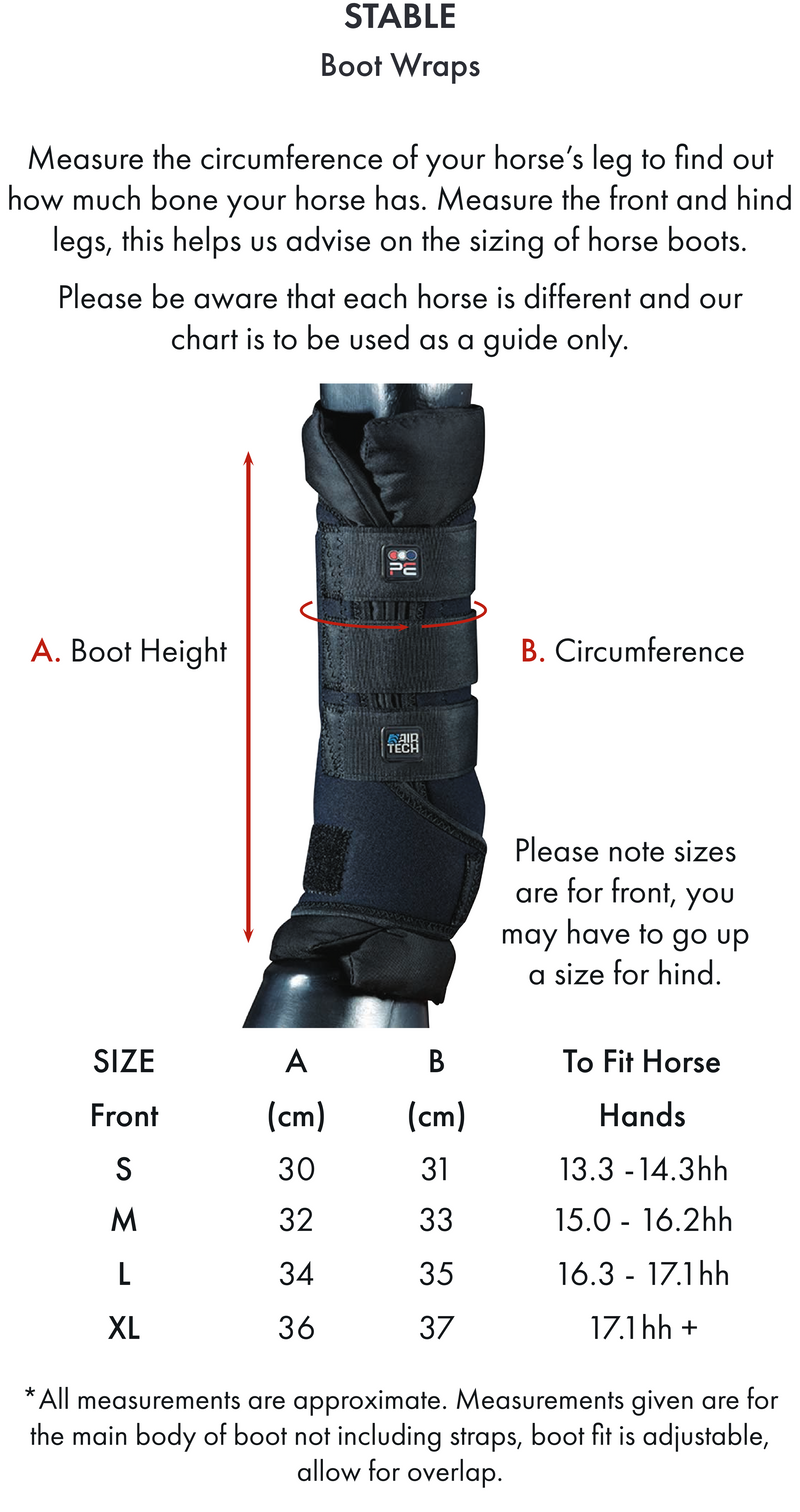 Premier Equine Stable Boot Wraps with Liners