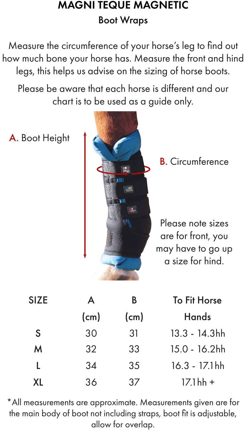 Premier Equine Magni-Teque Magnetic Boot Wraps with Liners