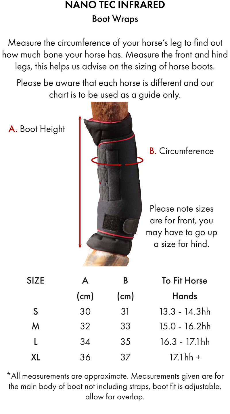 Premier Equine Nano-Tec Infrared Boot Wraps with Liners