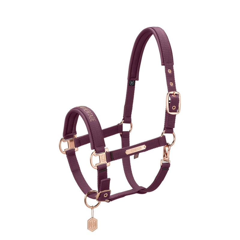 Eskadron Pin Buckle Headcollar Heritage Cassis