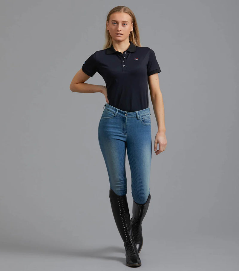 Premier Equine Gina Ladies Full Seat Denim Breeches