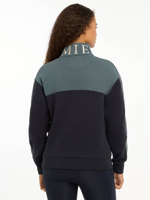 LeMieux Kali Quarter Zip Sweat - Navy/Petrol