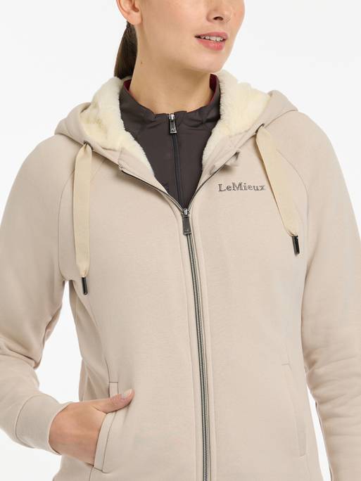 Lemieux Leia Lined Hoodie - Stone