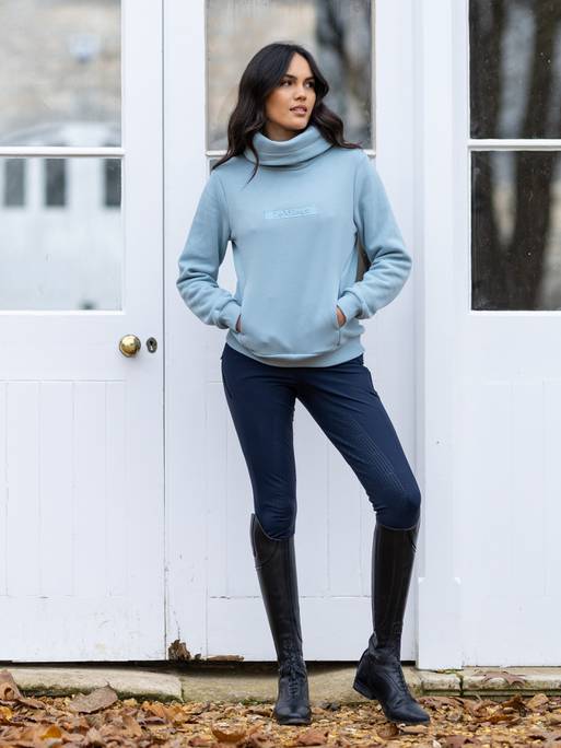 Lemieux Adele Funnel Neck Sweat - Glacier