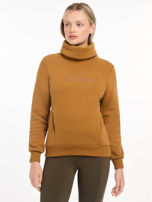 Lemieux Adele Funnel Neck Sweat - Ginger