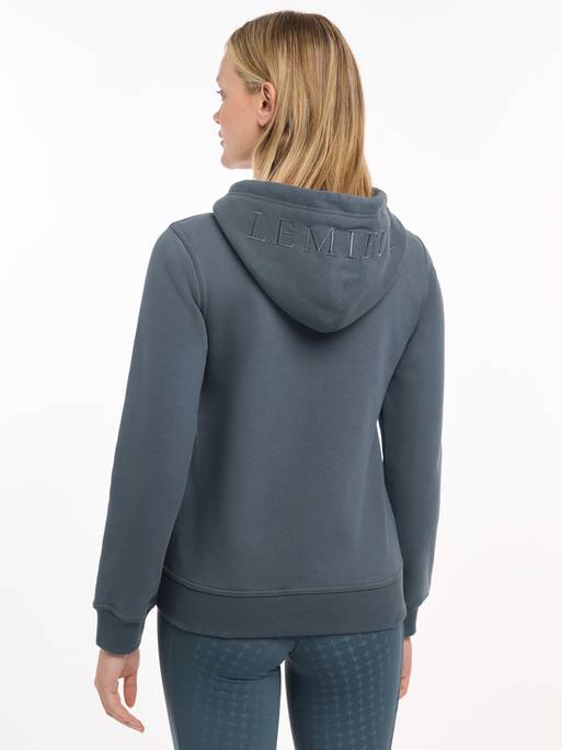 Lemieux Elle Zip Through Hoodie - Petrol