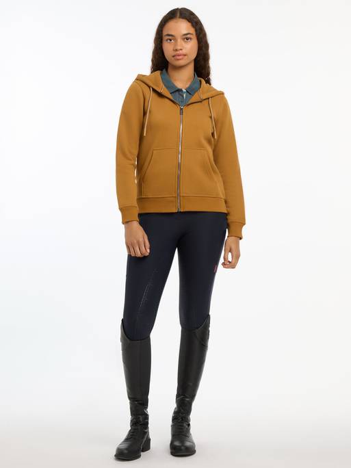 Lemieux Elle Zip Through Hoodie - Ginger