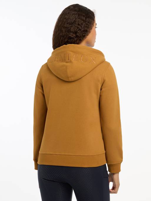 Lemieux Elle Zip Through Hoodie - Ginger