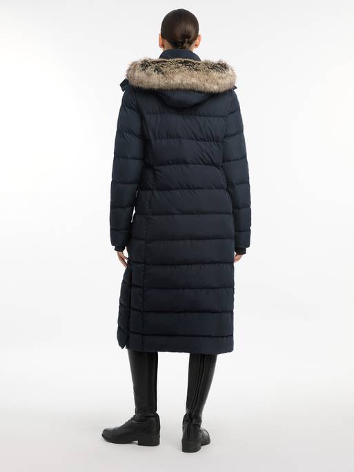 Lemieux Harper Longline Puffer Coat - Navy