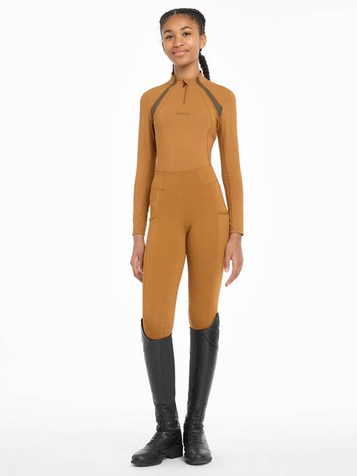 Lemieux Young Rider Mia Mesh Base Layer - Ginger