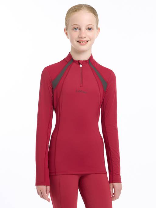 Lemieux Young Rider Mia Mesh Base Layer - Ember