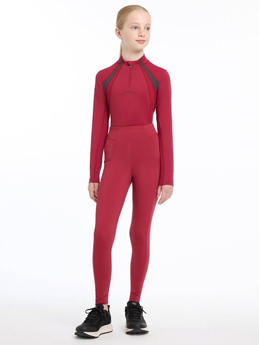 Lemieux Young Rider Mia Mesh Base Layer - Ember